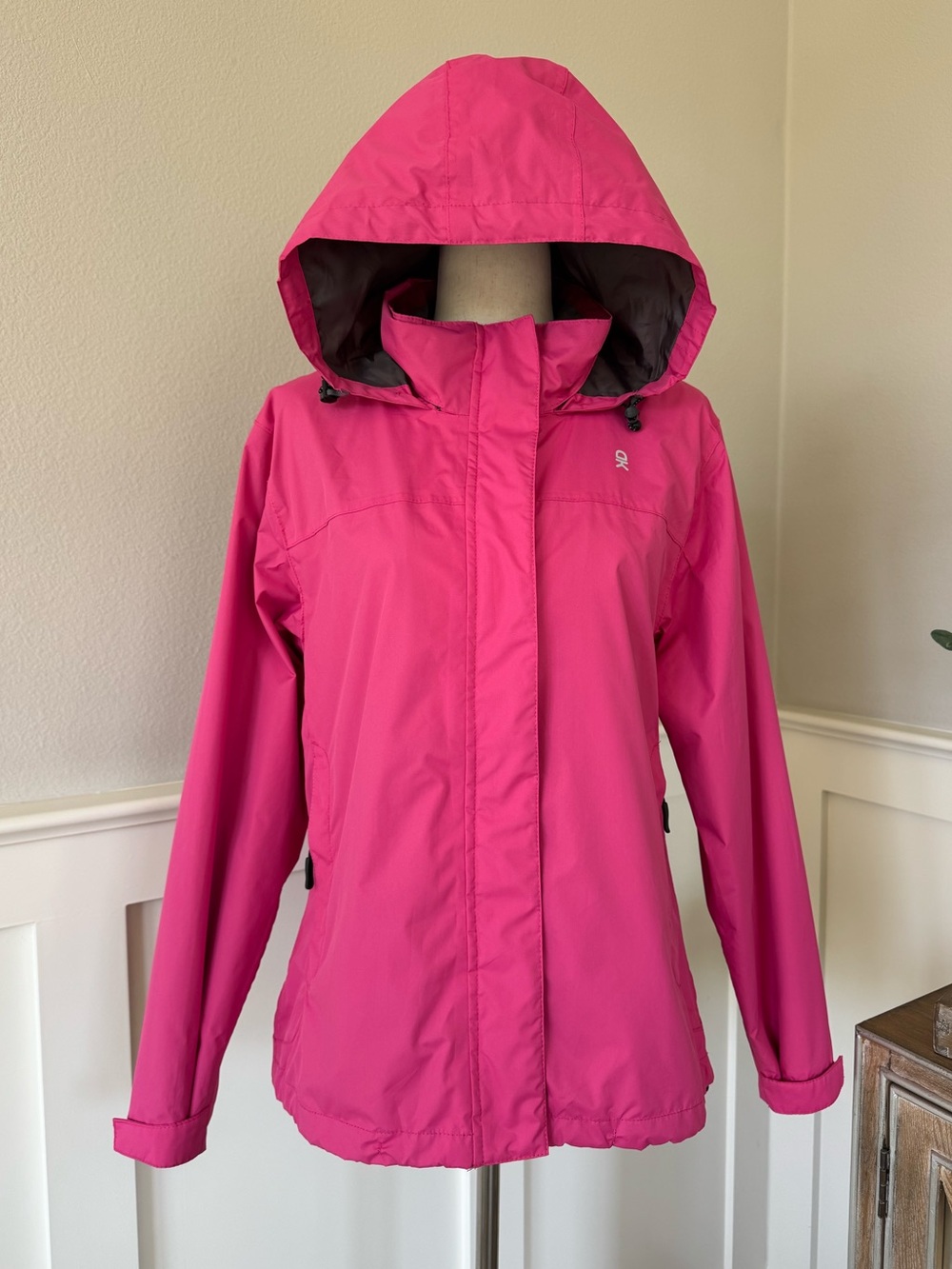 Little Donkey Andy Waterproof Lightweight Outdoor Rain Jacket Pink Size Medium
